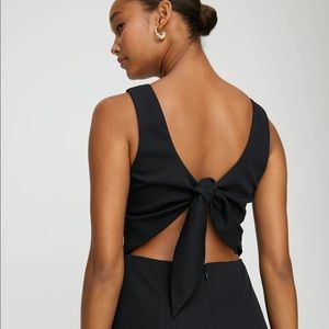 Wilfred Écoulement Jumpsuit Tie-back, sleeveless jumpsuit - Black - XS Aritzia